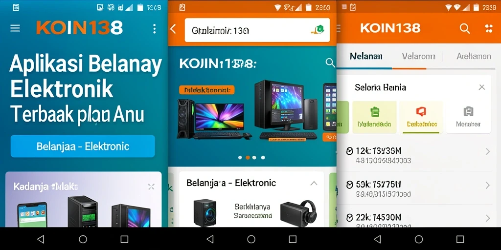 Tampilan antarmuka KOIN138 yang modern dan bersih.
