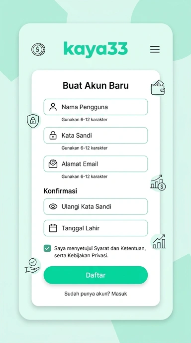 Cara Buat Akun Baru kaya33 Dengan Mudah